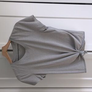 Madewell tie front tee